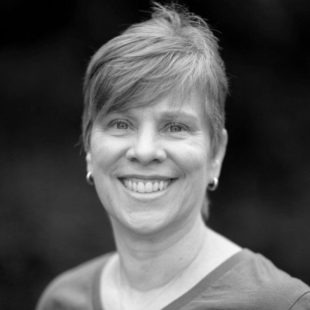 Black and white headshot of Marcia Hay-McCutcheon