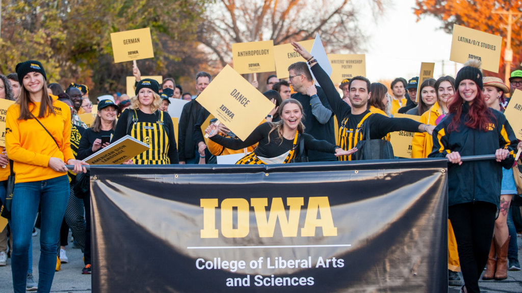 CLAS participants in the Homecoming parade