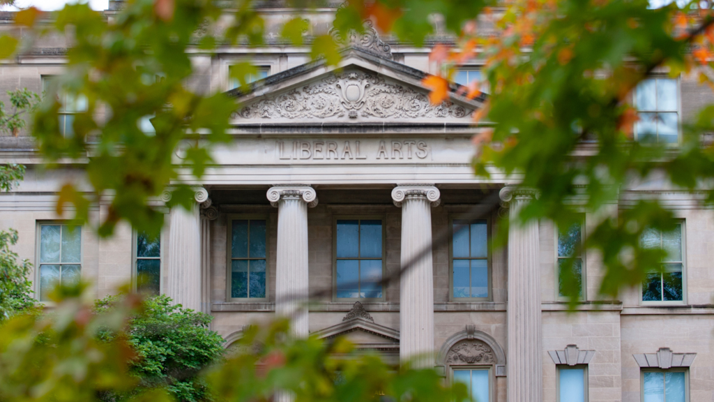 Exterior of Schaeffer Hall