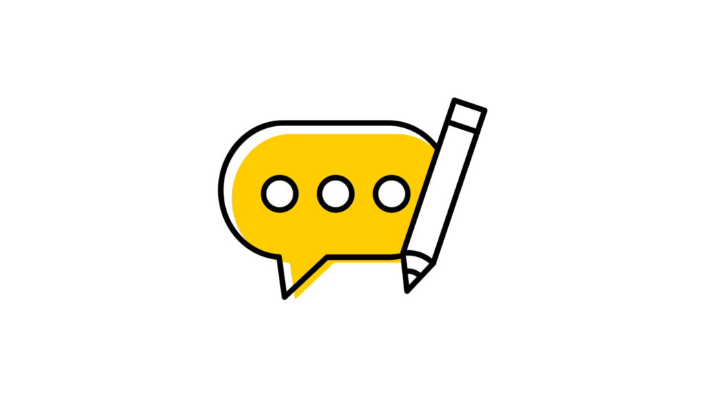 speech bubble pen