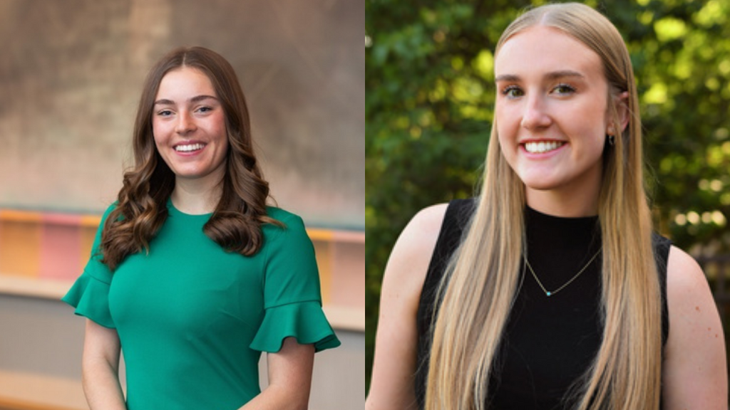 Katie Kingsbury and Ashley Schultheis